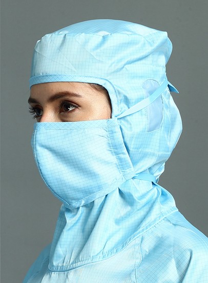 双层洁净口罩蓝格